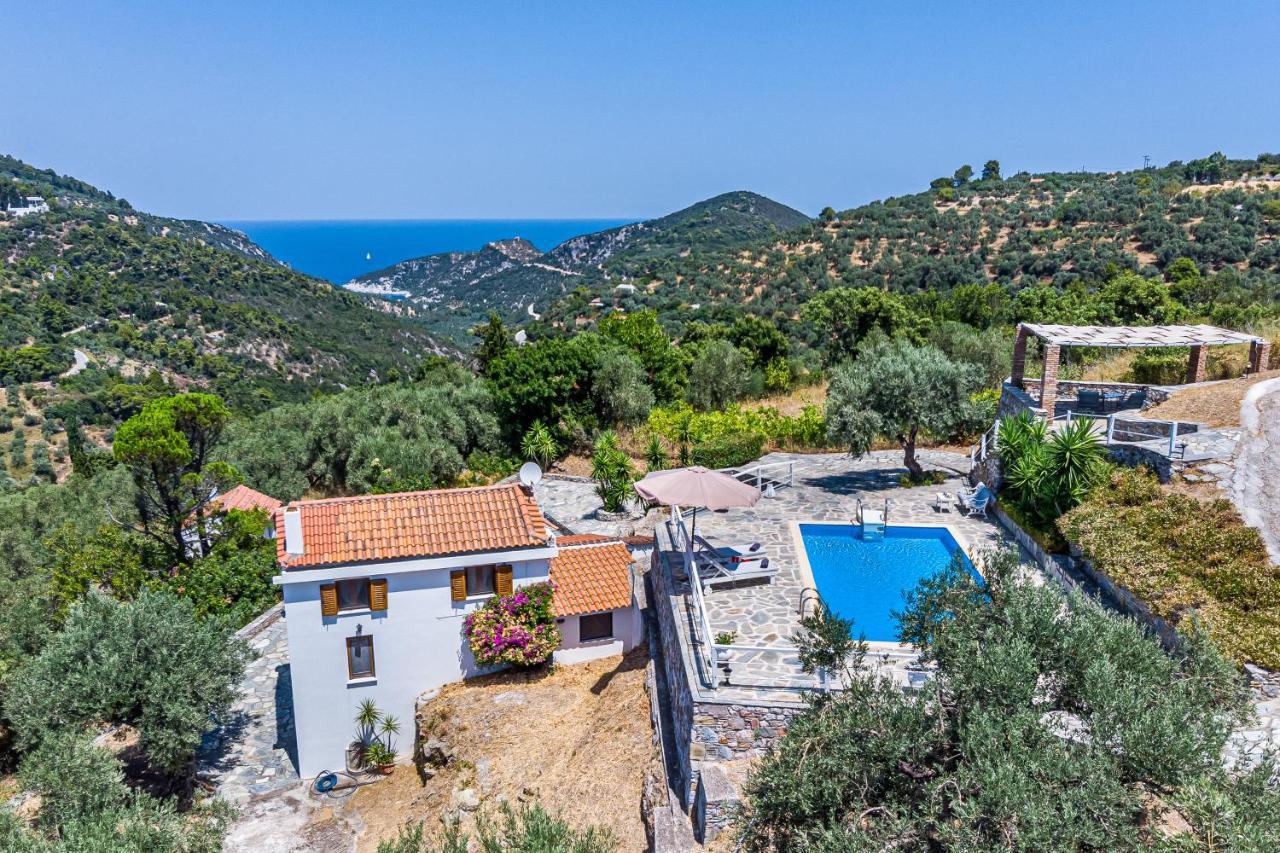 Villa Fotini Kalivi In Raches Panormos  Dış mekan fotoğraf