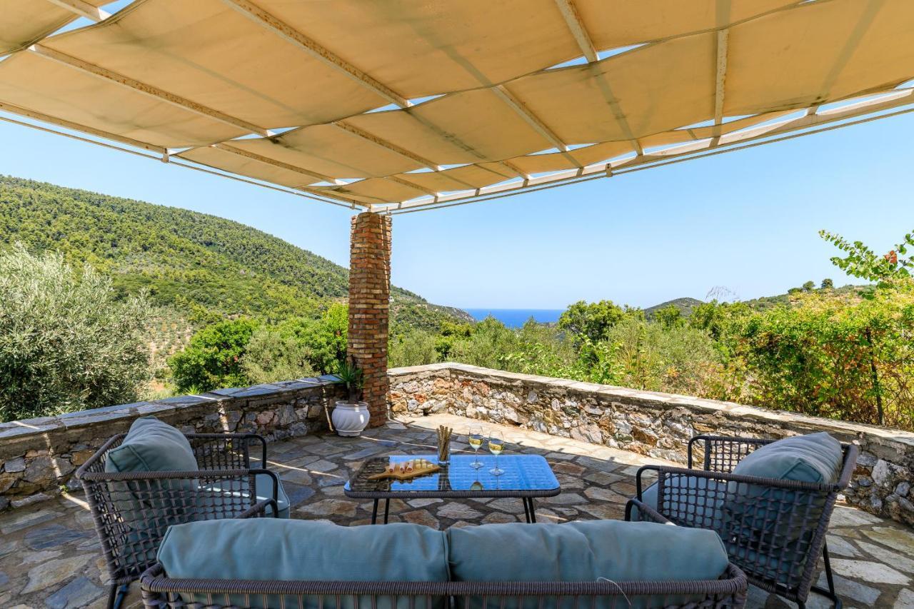 Villa Fotini Kalivi In Raches Panormos  Dış mekan fotoğraf