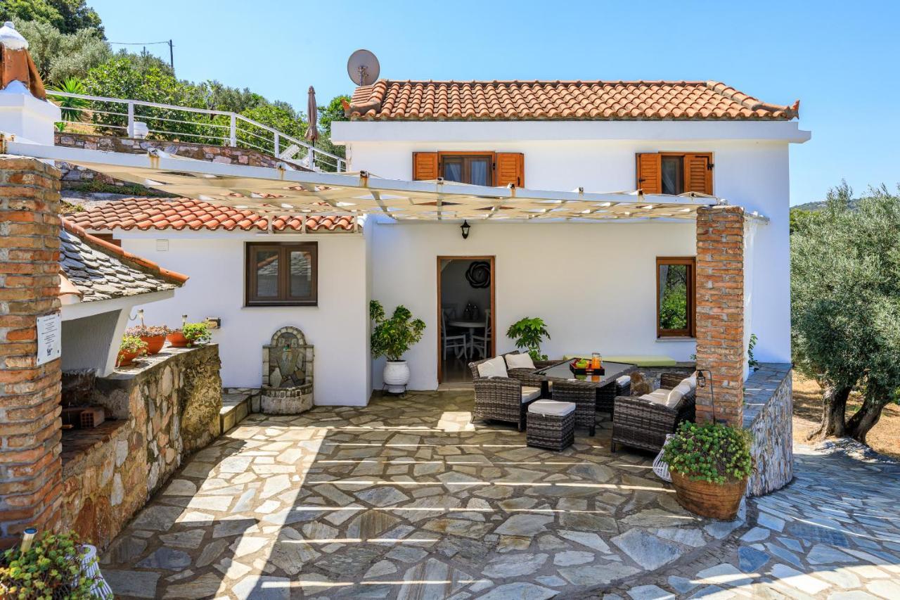 Villa Fotini Kalivi In Raches Panormos  Dış mekan fotoğraf
