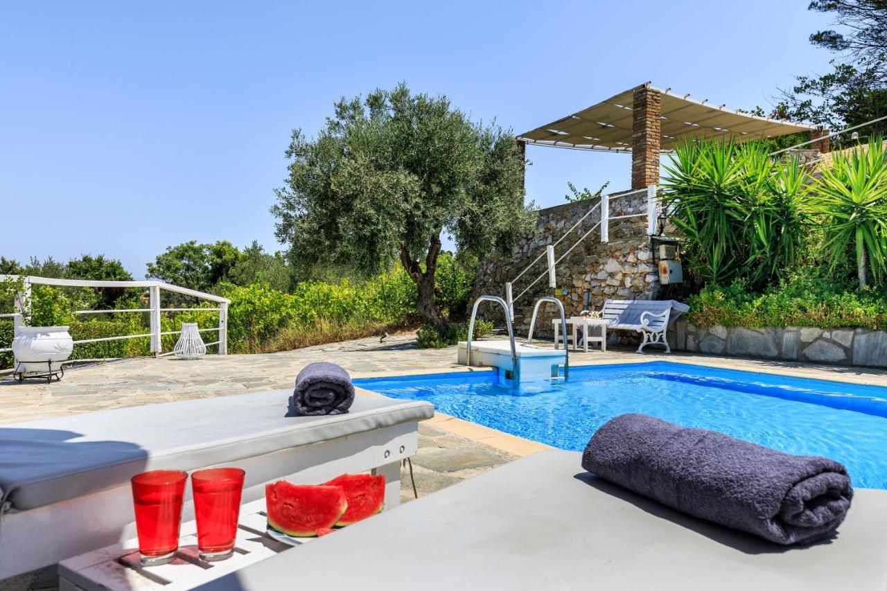 Villa Fotini Kalivi In Raches Panormos  Dış mekan fotoğraf