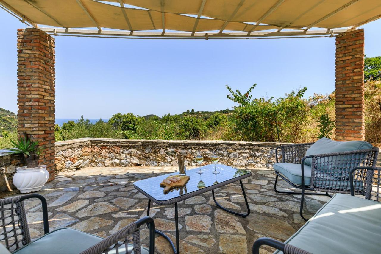 Villa Fotini Kalivi In Raches Panormos  Dış mekan fotoğraf