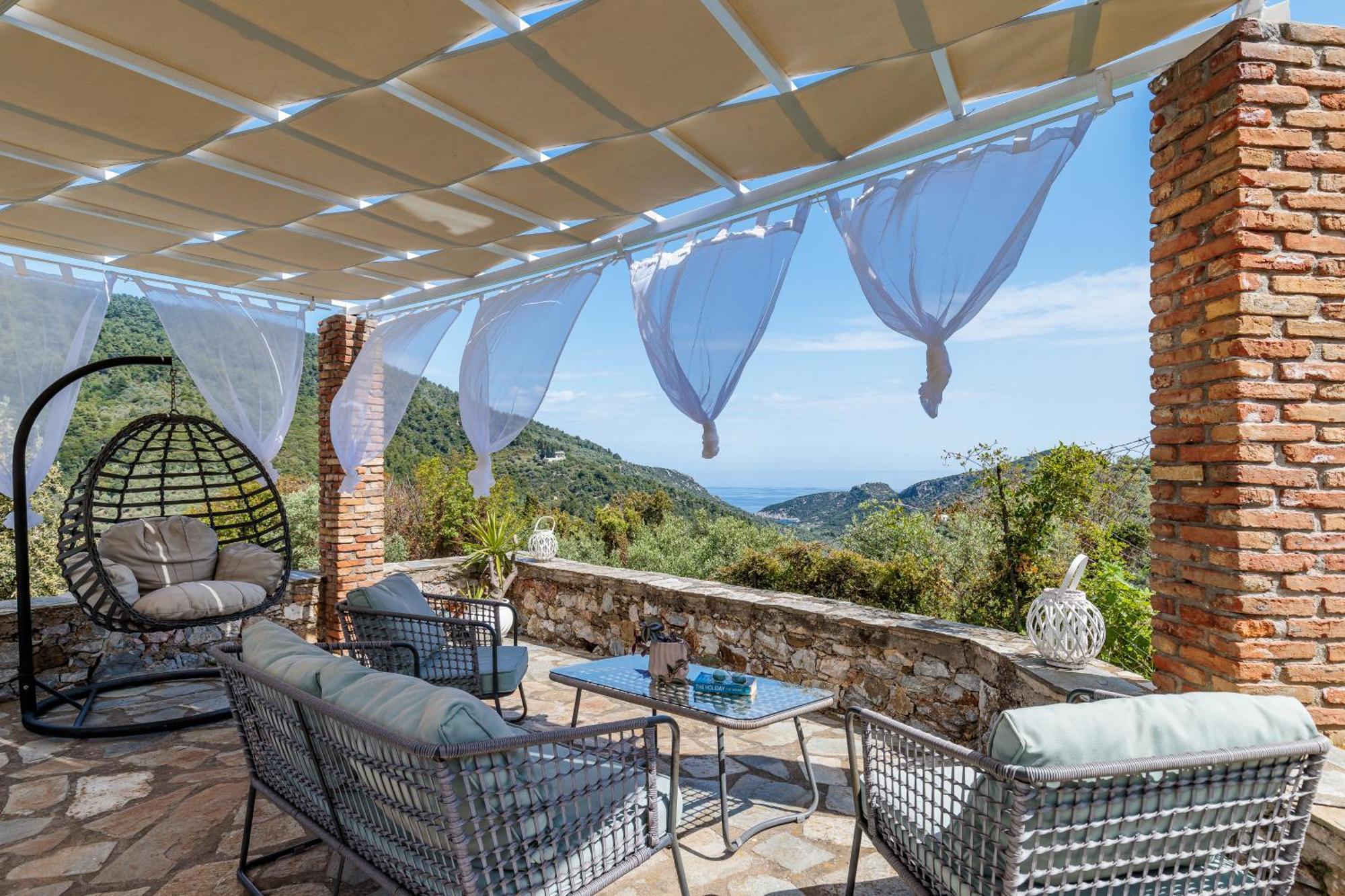 Villa Fotini Kalivi In Raches Panormos  Dış mekan fotoğraf