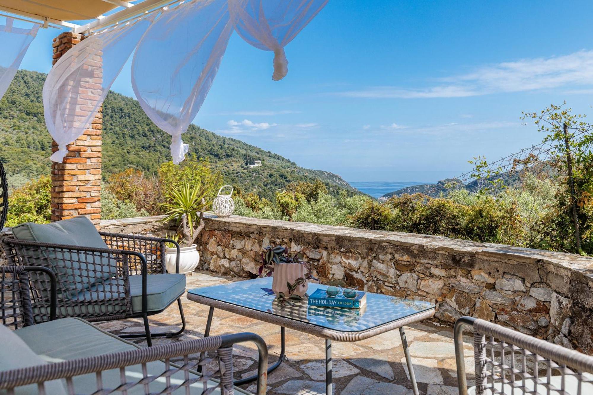 Villa Fotini Kalivi In Raches Panormos  Dış mekan fotoğraf